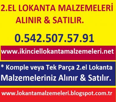Ataşehir’de 2. el Lokanta Malzemeleri 