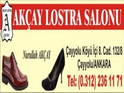 Akçay Kundura'Ayakkabı Tamircisi'(0312)2361171