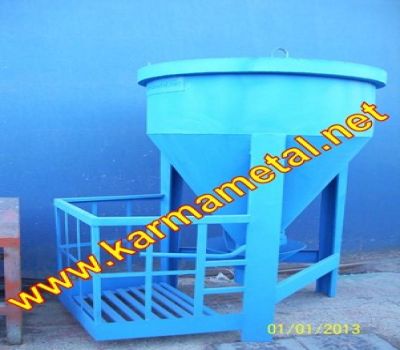 KARMA METAL – KULE VİNÇ  BETON  HARÇ  TAŞIMA  DÖKME  KOVASI  HORTUMU